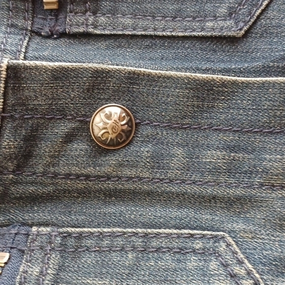 HARLEY Davidson Jeans Jacket. - Picture 3 of 10